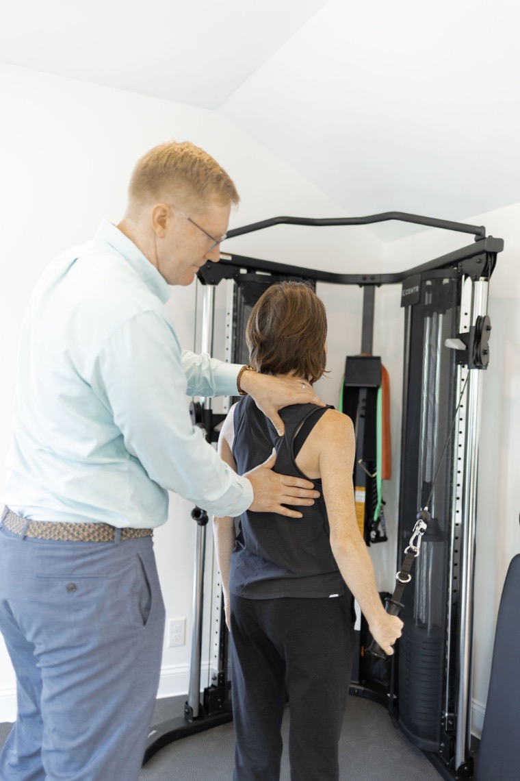 Movement and posture screening at the cable machine