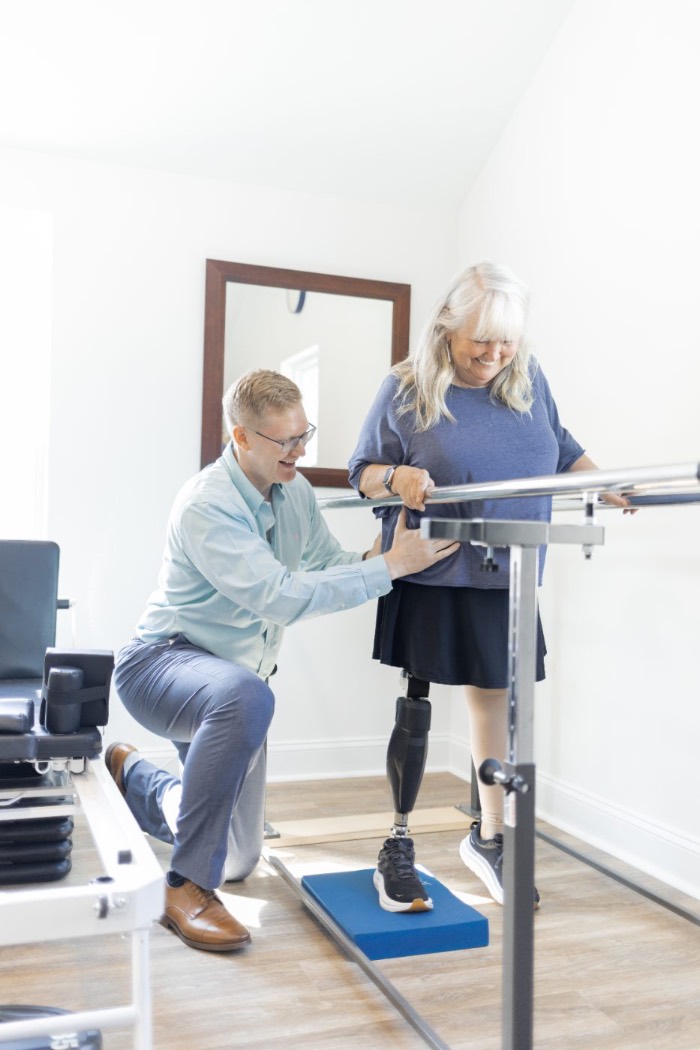 One-on-one resistance training with a Roxboro physical therapist